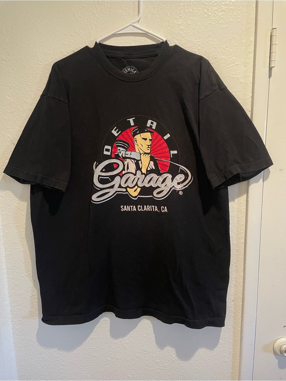 Chemical Guys Detail Garage Santa Clarita Car Graphic T-Shirt Black Men's XL